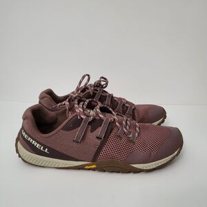 MERRELL Trail Glove 6 Shoes Women 10 Vibram Barefoot Minimalist Burlwood Sneaker